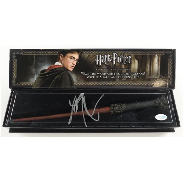 DANIEL RADCLIFFE SIGNED Harry Potter WAND IN DISPLAY CASE - ACOA COA