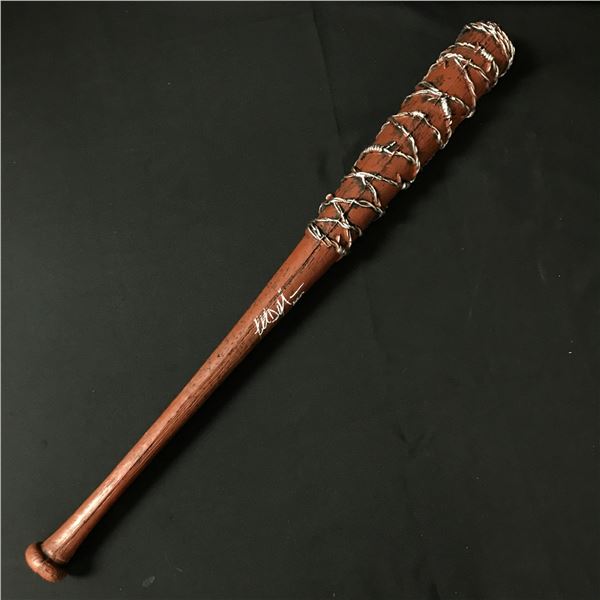 JEFFREY DEAN MORGAN SIGNED AND INSCRIBED NEEGAN BAT - KB COA