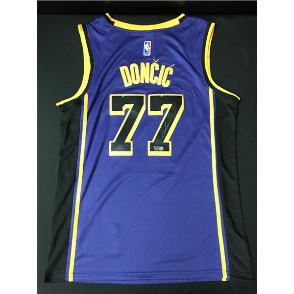 LUKA DONCIC SIGNED Los Angeles LAKERS SIGNED BASKETBALL JERSEY - ACE COA