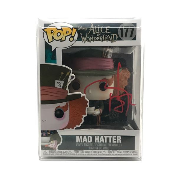 Johnny Depp SIGNED MAT HATTER FUNMKO POP - JSA COA