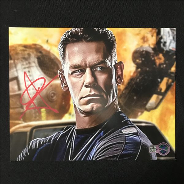 John Cena SIGNED 8X10 - WWOC COA