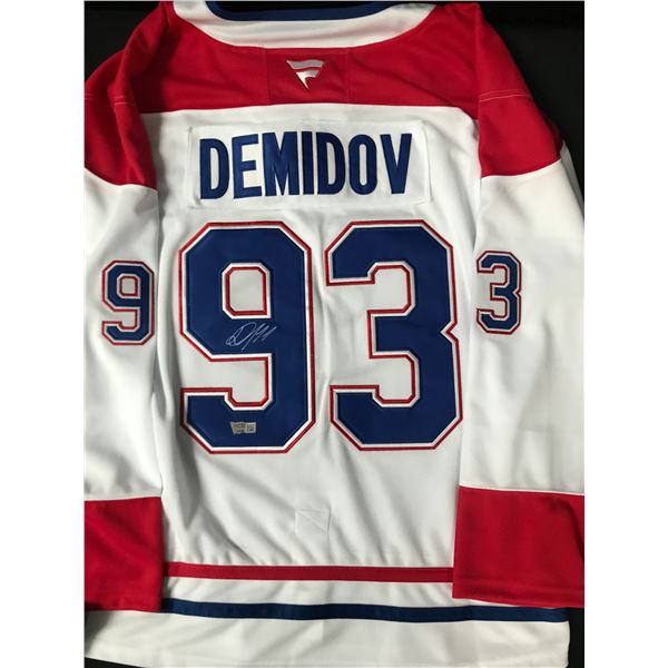 IVAN DEMIDOV SIGNED MONTREAL CANADIANS HOCKEY JERSEY - ACE COA
