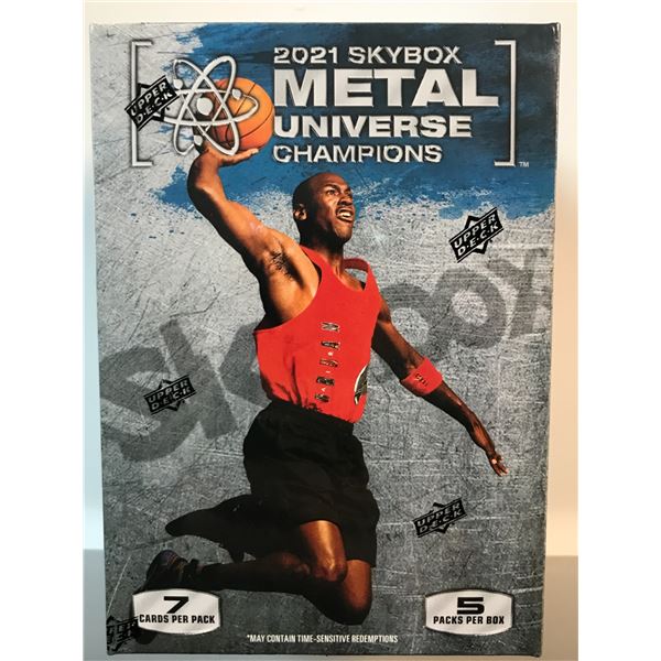 2021 UPPER DECK SKYBOX METAL UNIVERSE TRADING CARDS BOX