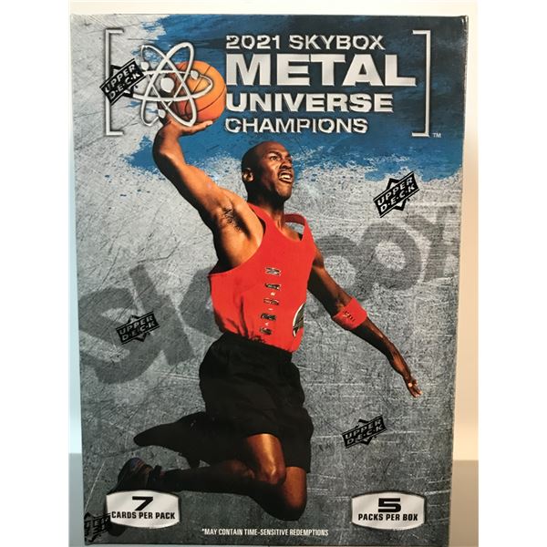 2021 UPPER DECK SKYBOX METAL UNIVERSE TRADING CARDS BOX