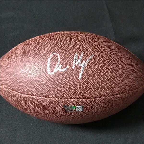 DRAKE MAYE SIGNED WILSON FOOTBALL (ACE COA)