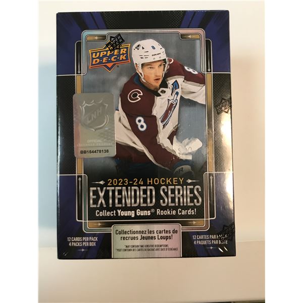2023-24 UPPER DECK HOCKEY EXTENDED SERIES SEALED TRADING CARD BOX