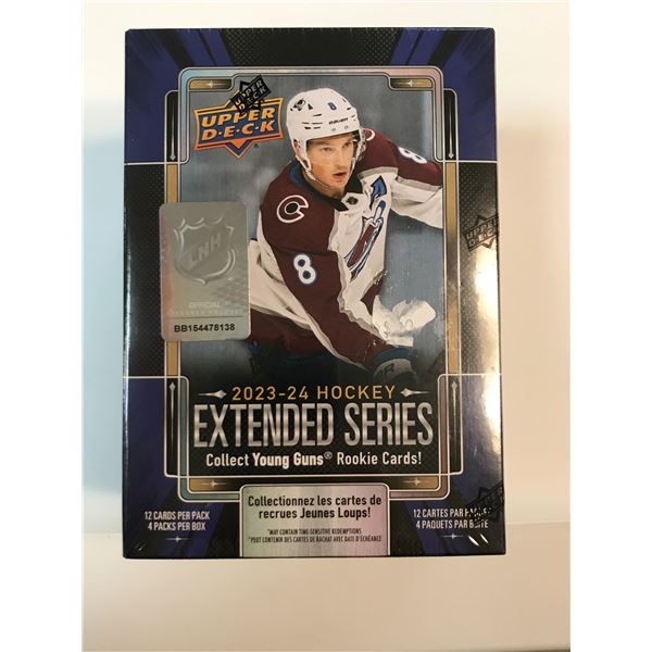 2023-24 UPPER DECK HOCKEY EXTENDED SERIES SEALED TRADING CARD BOX