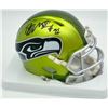 Image 1 : Byron Murphy II Autographed Seattle Seahawks Rave Green Speed Mini Helmet MCS
