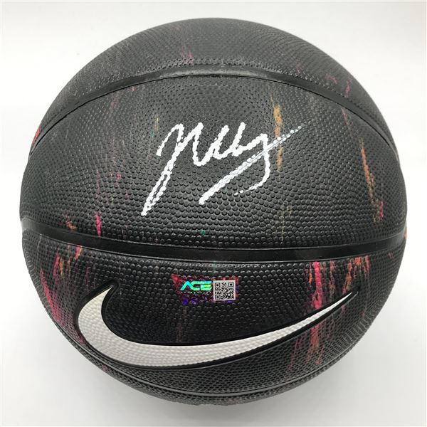VICTOR WEMBENYAMA SIGNED NIKE BASKETBALL (ACE COA)