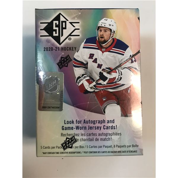 2020-21 UPPER DECK SP HOCKEY SEALED TRADING CARD BOX