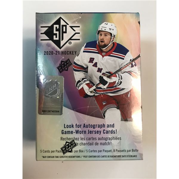 2020-21 UPPER DECK SP HOCKEY SEALED TRADING CARD BOX
