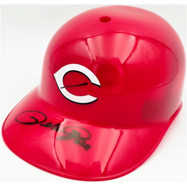 PETE ROSE SIGNED BATTING HELMET FITERMAN COA