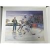 Image 1 : LTD EDITION WAYNE GRETZKY SIGNED JAMES LUMBERS S BOY AND HIS DREAM PRINT 680/999