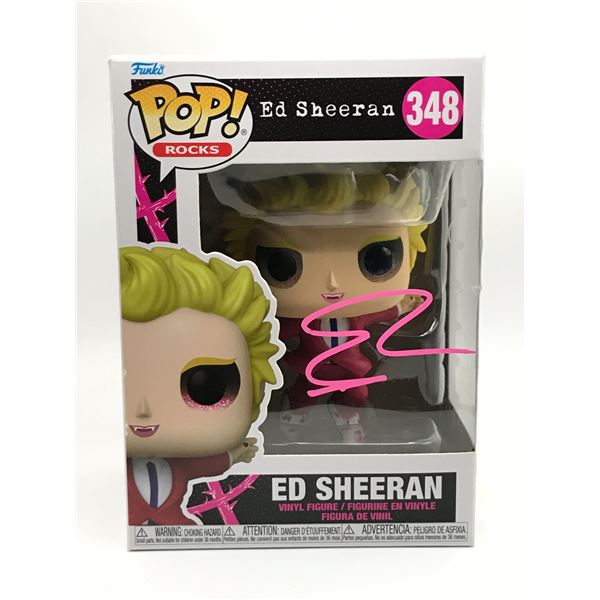 ED SHEERAN SIGNED FUNKO POP - ACE COA