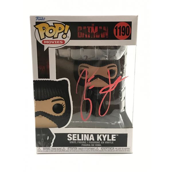 ZOE KRAVITZ SIGNED SELINA KYLE FUNKO POP - KB COA