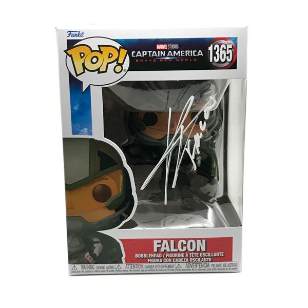ANTHONY MACKIE SIGNED FALCON FUNKO POP - KB COA