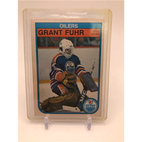 1982 OPC GRANT FUHR ROOKIE TRADING CARD