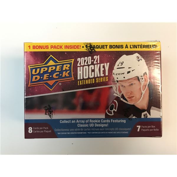 2020-21 UPPER DECK HOCKEY EXTENDED SERIES SEALED TRADING CARSD BOX