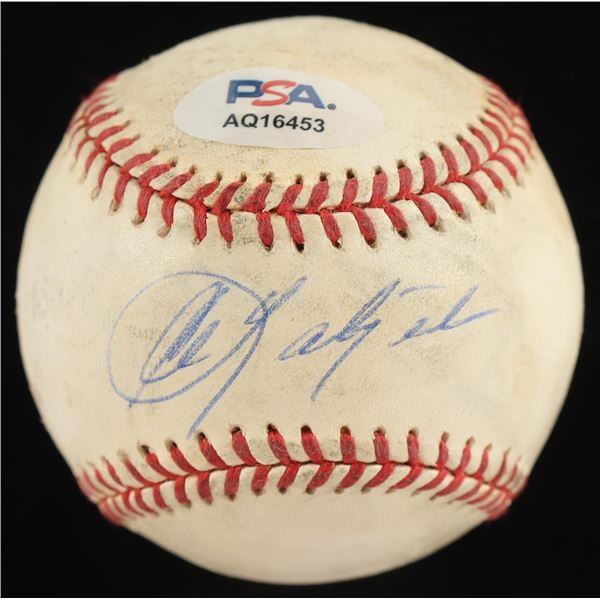 CARL YAZSTREMSKI SIGNED BASEBALL (PSA COA)