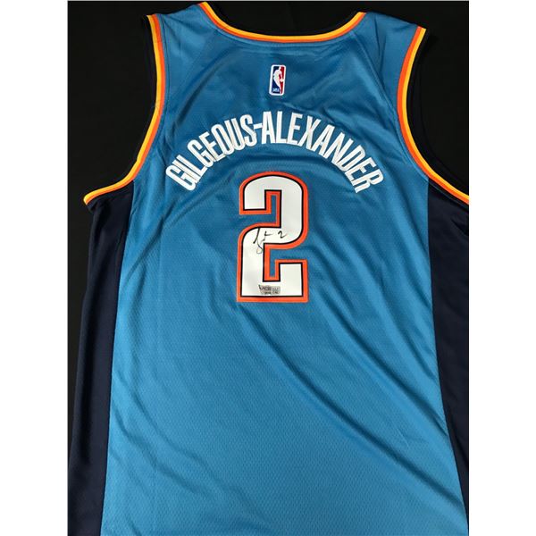 SHAI GILGEOUS ALEXANDER SIGNED Oklahoma City THUNDER BASKETBALL JERSEY - ACE COA
