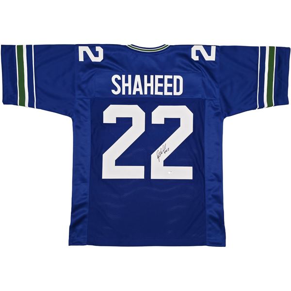 RASHID SHAHEED SIGNED FOOTBALL JERSEY - WITH COA