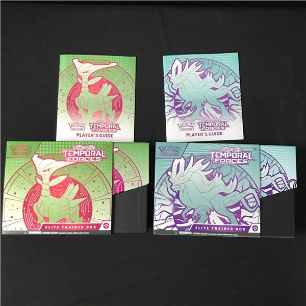 2 BOXES OF POKEMON TCG TEMPORAL FORCES INCLUDING PLAYER GUIDES
