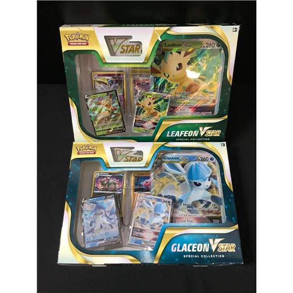 2 BOXES OF POKEMON TCG VSTAR 1 X GLACEON AND 1 X LEAFEON