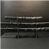 Image 1 : SET OF 3 SAMURAI SWORDS ON STAND