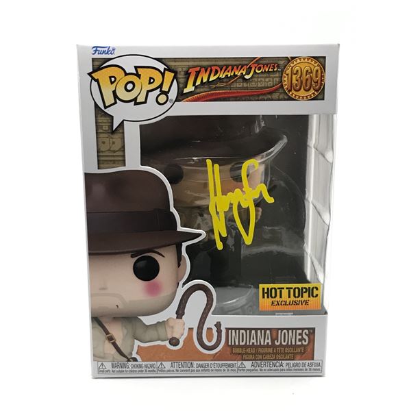 HARRISON FORD SIGNED INDIANA JONES FUNKO POP - KB COA