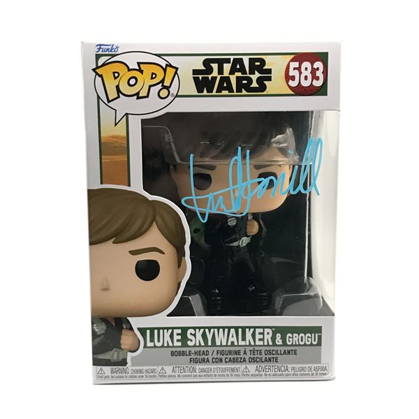 MARK HAMILL SIGNED LUKE SKYWALKER FUNKO POP - KB COA