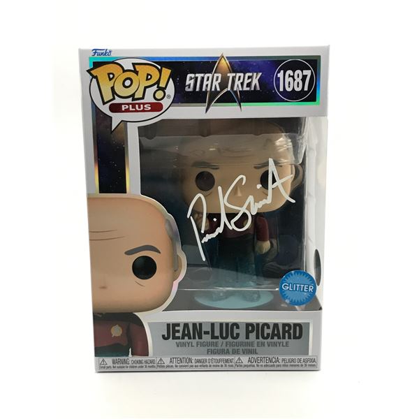PATRICK STEWART SIGNED JEAN LUC PICARD Star Trek FUNKO POP - KB COA