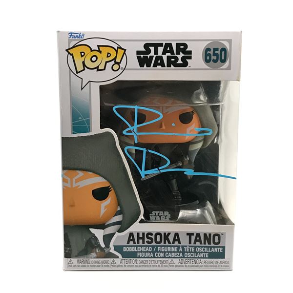 ROSARIO DAWSON SIGNED AHSOKA Star Wars FUNKO POP - KB COA