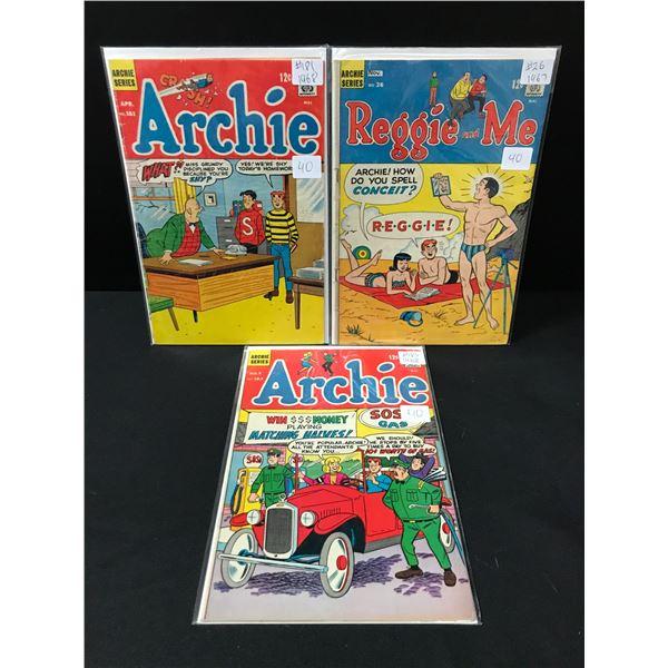 LOT OF 3 ARCHIE SERIES COMICS