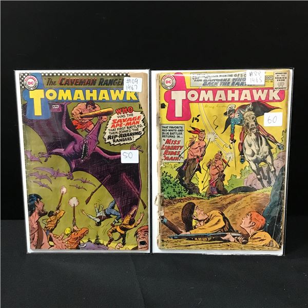 LOT OF 2 TOMAHAWK COMICS #88 & #109 - DC COMICS