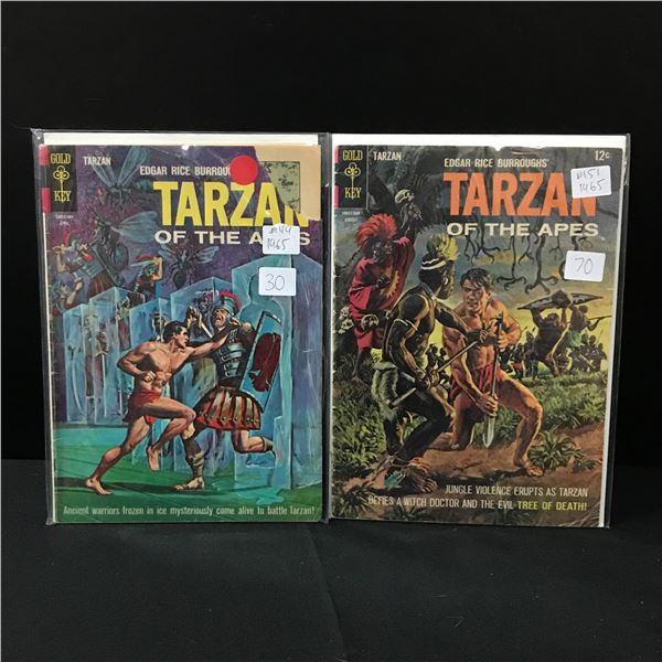 LOT OF 2 TARZAN OF THE APES COMICS #144 & #151 - GOLD KEY COMICS