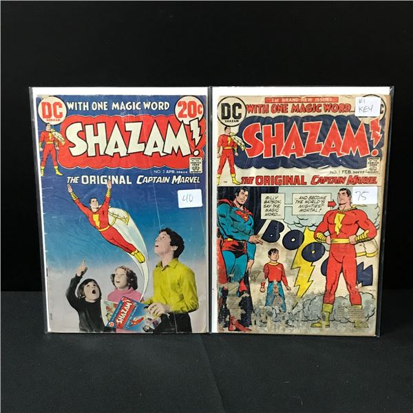 LOT OF 2 SHAZAM COMICS #1-2 - DC COMICS