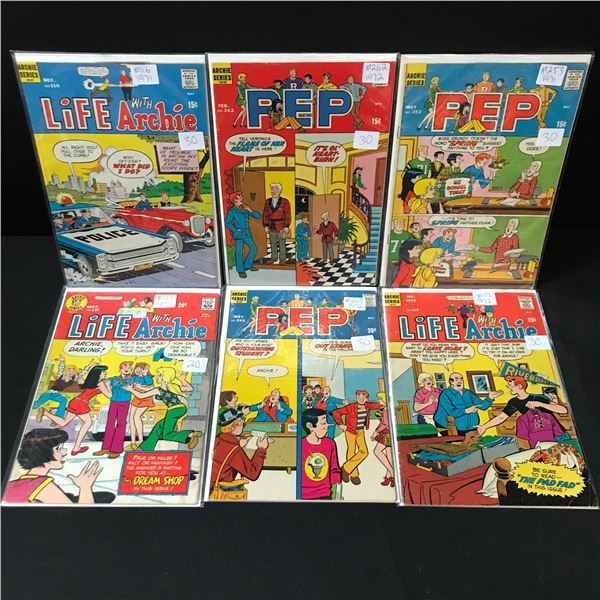 LOT OF 6 ARCHIE SERIES COMICS