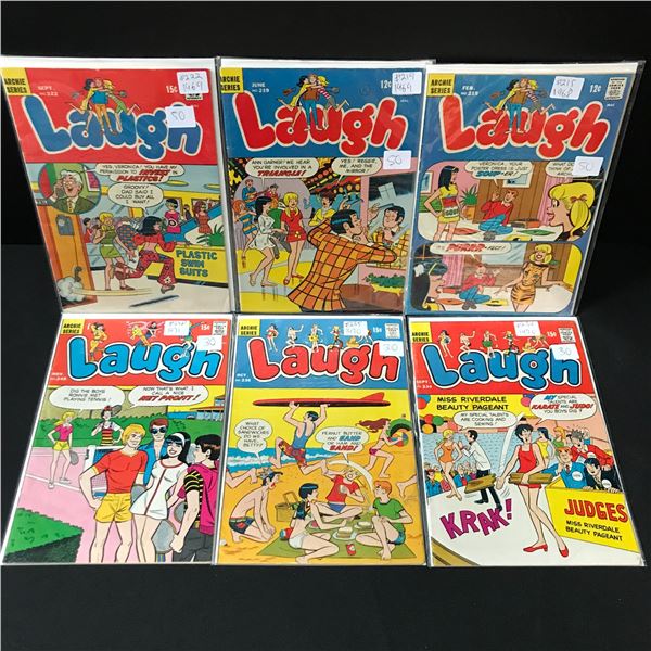 LOT OF 6 LAUGH COMICS - ARCHIE SERIES