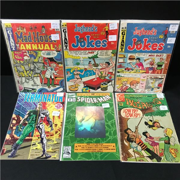 LOT OF 6 COMICS - VARIOUS TITLES AND PUBLISHERS