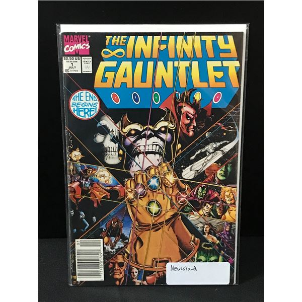 THE INFINITY GAUNTLET NEWSSTAND EDITION #1 - MARVEL COMICS