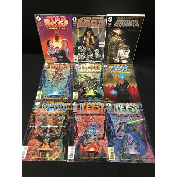 LOT OF 9 Star Wars COMICS - DARK HORSE COMICS