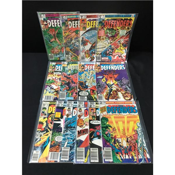 LOT OF 14 THE DEFENDERS COMICS - MARVEL COMICS