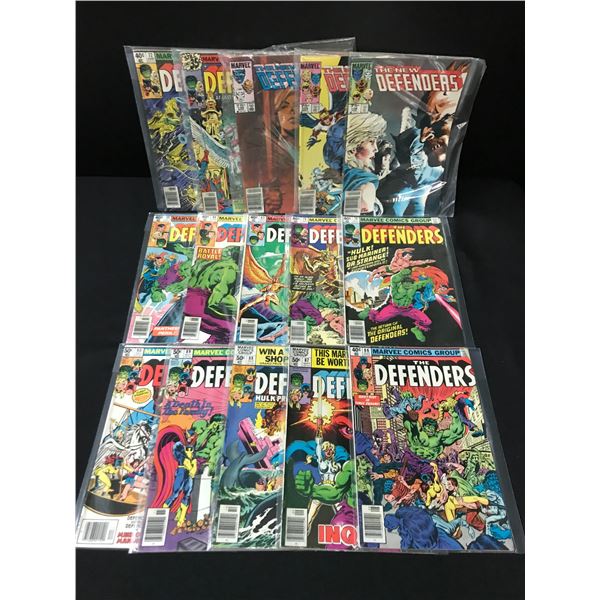LOT OF 15 THE NEW DEFENDERS COMICS - MARVEL COMICS