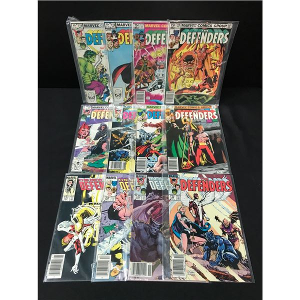 LOT OF 12 THE DEFENDERS / THE NEW DEFENDERS COMICS - MARVEL COMICS