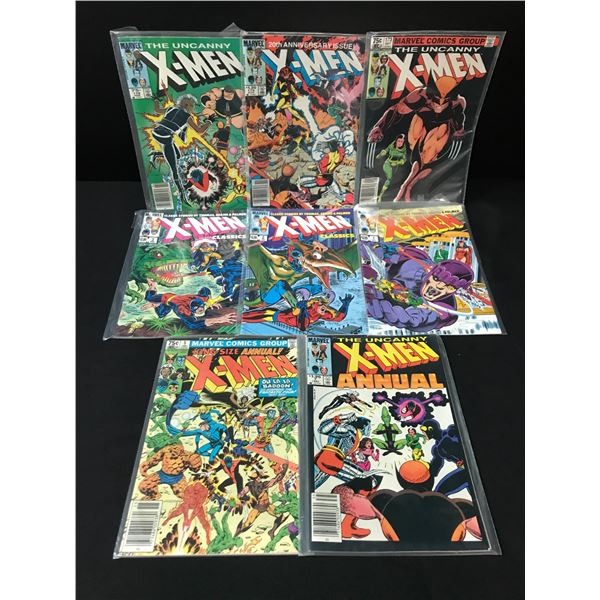 LOT OF 8 X-MEN COMICS - MARVEL COMICS