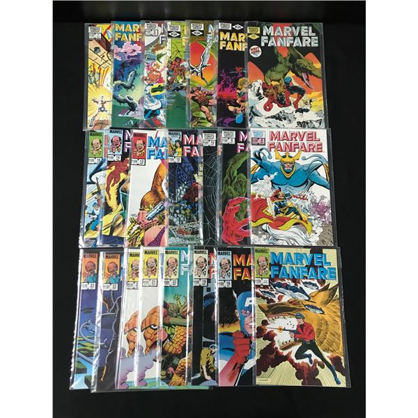 LOT OF MARVEL FANFARE COMICS - MARVEL COMICS