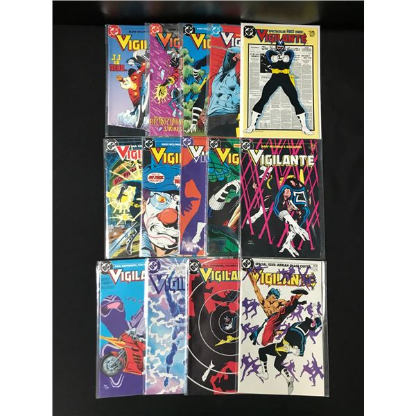 LOT OF 14 VIGILANTE COMICS - DC COMICS