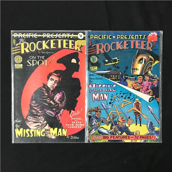 LOT OF 2 ROCKETEER COMICS #1-2 - PACIFIC COMICS