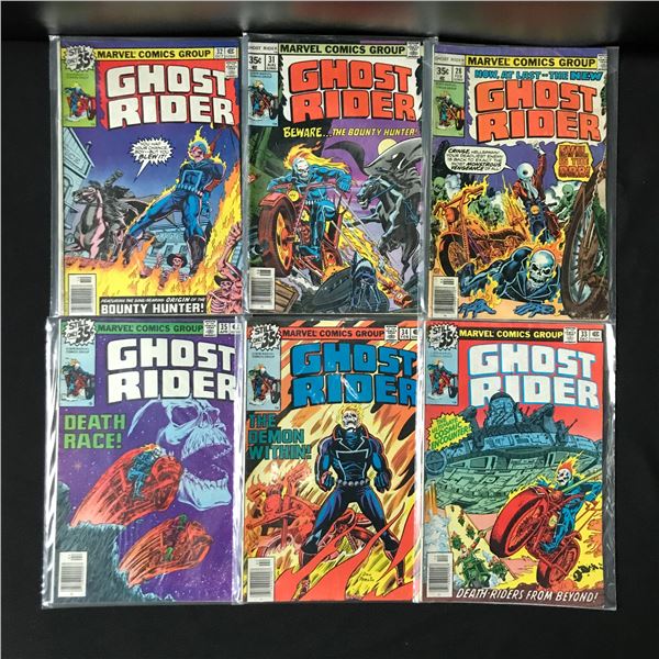 LOT OF 6 GHOST RIDER COMICS - MARVEL COMICS