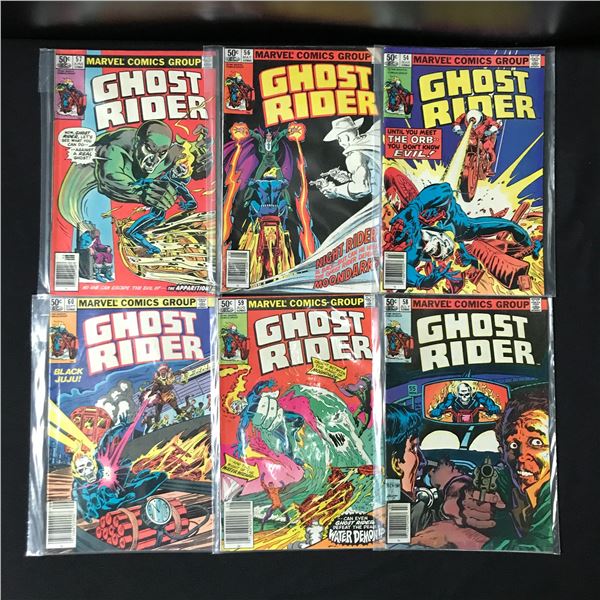 LOT OF 6 GHOST RIDER COMICS - MARVEL COMICS
